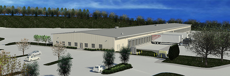 JM Coull to build a new 48,000 s/f trucking facility for Ross Express - will include 80-dock door positions, as well as 3,000 s/f of office space